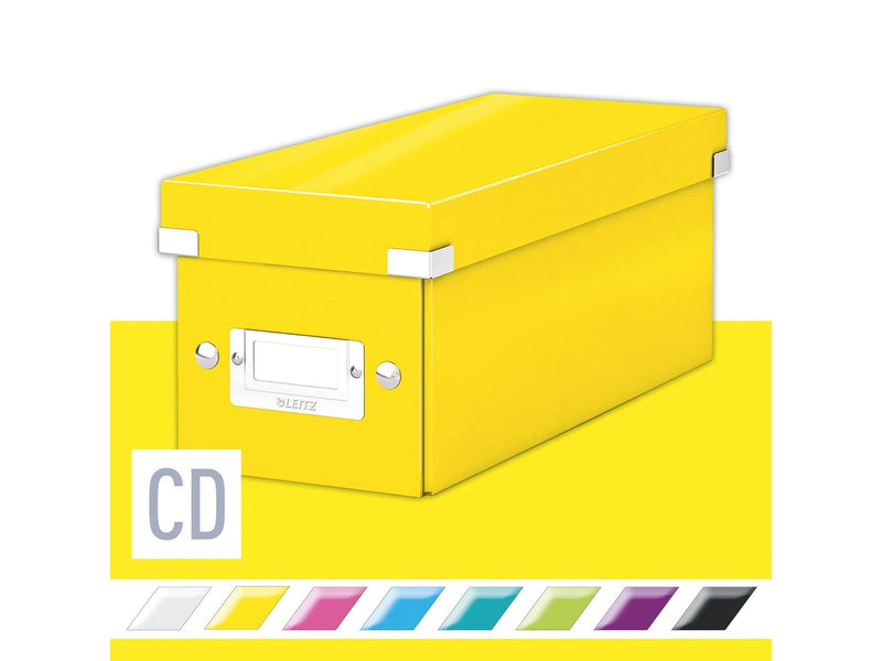 Leitz  Click & Store WOW CD Aufbewahrungsbox Gelb