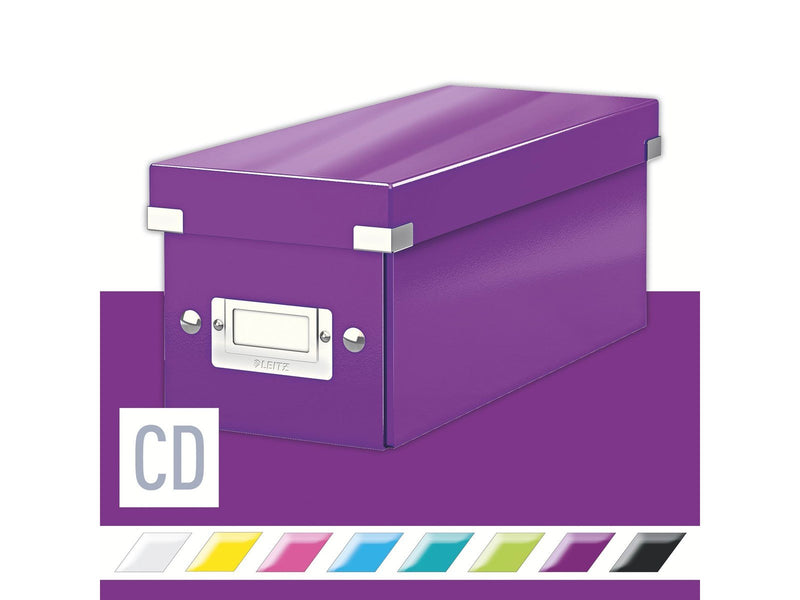 Leitz  Click & Store WOW CD Aufbewahrungsbox Violett