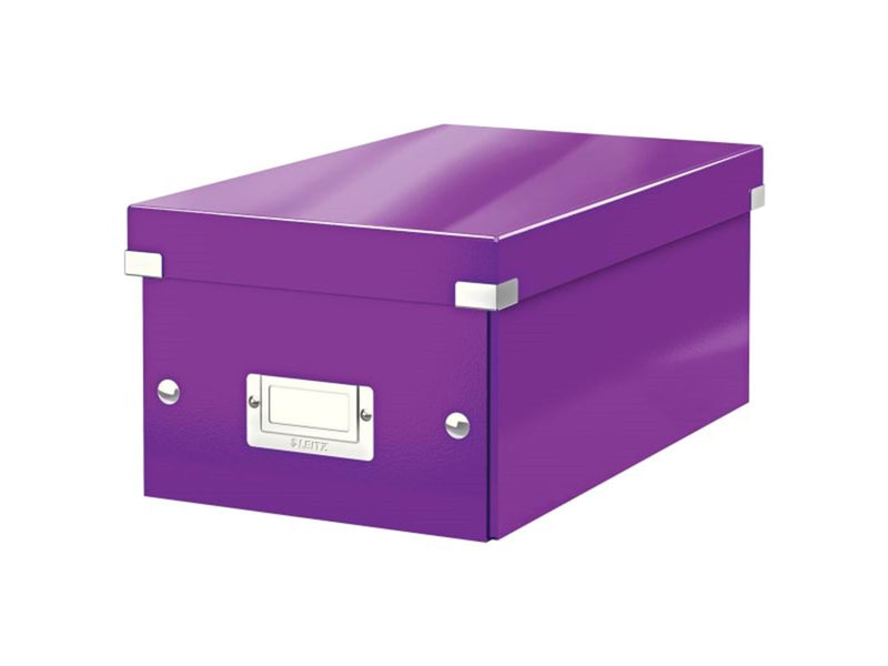 Leitz  Click & Store WOW DVD Aufbewahrungsbox Violett
