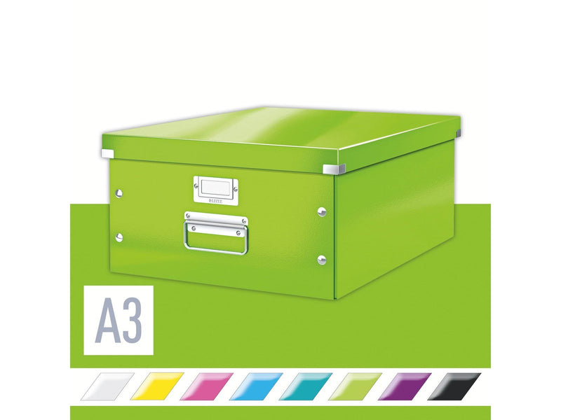 Leitz  Click & Store WOW Aufbewahrungs- und Transportbox Groß (Für A3) Grün