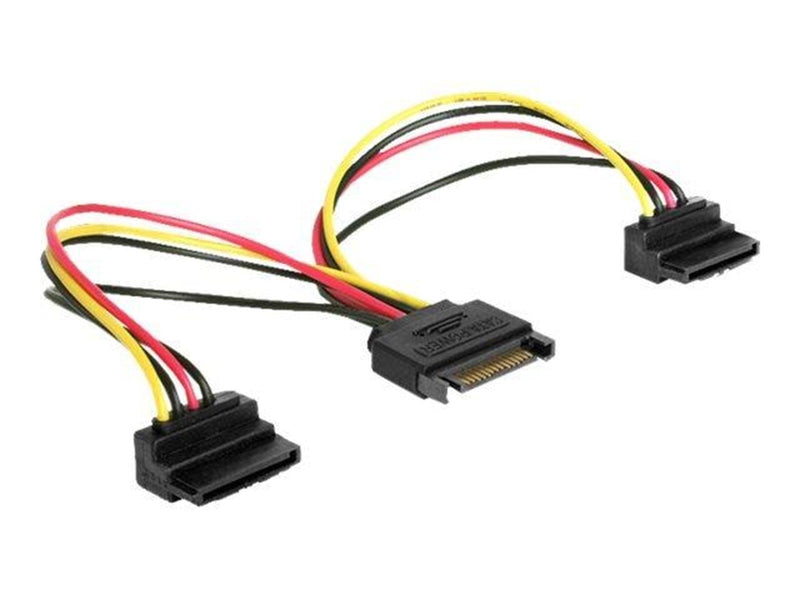 DeLOCK power splitter - SATA power to SATA power - 15 cm