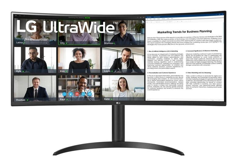 LG 34WR55QK-B Wide Quad HD Display 86,4 cm (34')