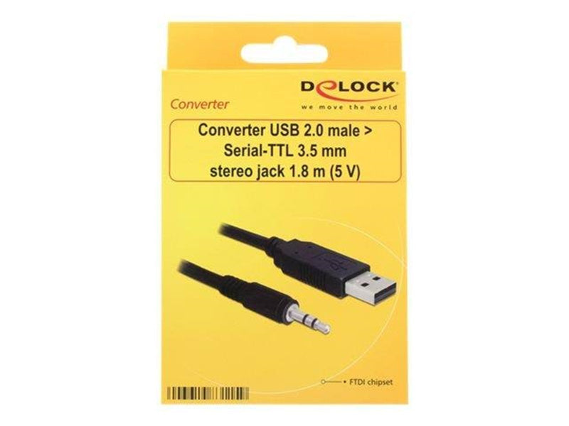 DeLOCK Converter USB 2.0  Serial-TTL 3.5 mm stereo jack (5 V)