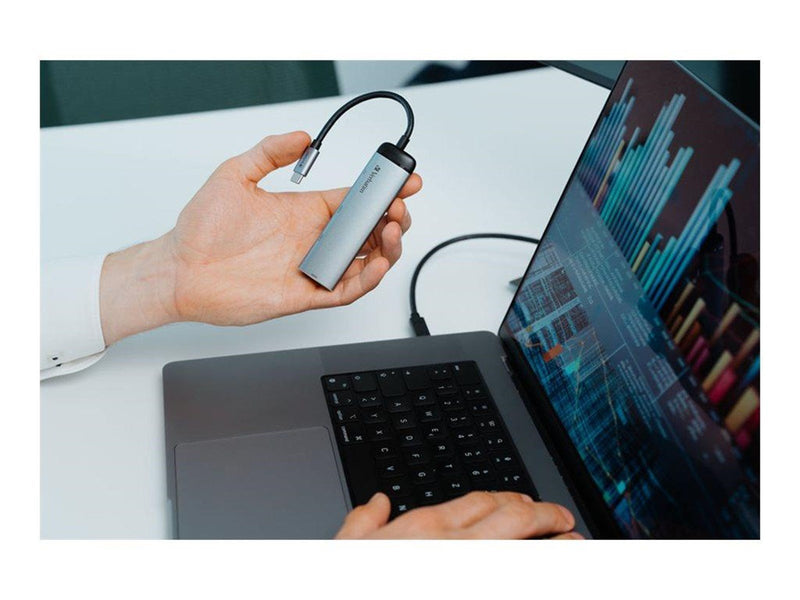Verbatim - hub - 2 ports USB-Hubs - 2 - Grau
