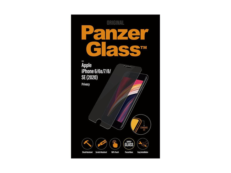 PanzerGlass Privacy Screen Protector Apple iPhone SE (2020/2022) | 8 | 7 | 6 | 6s | Standard Fit