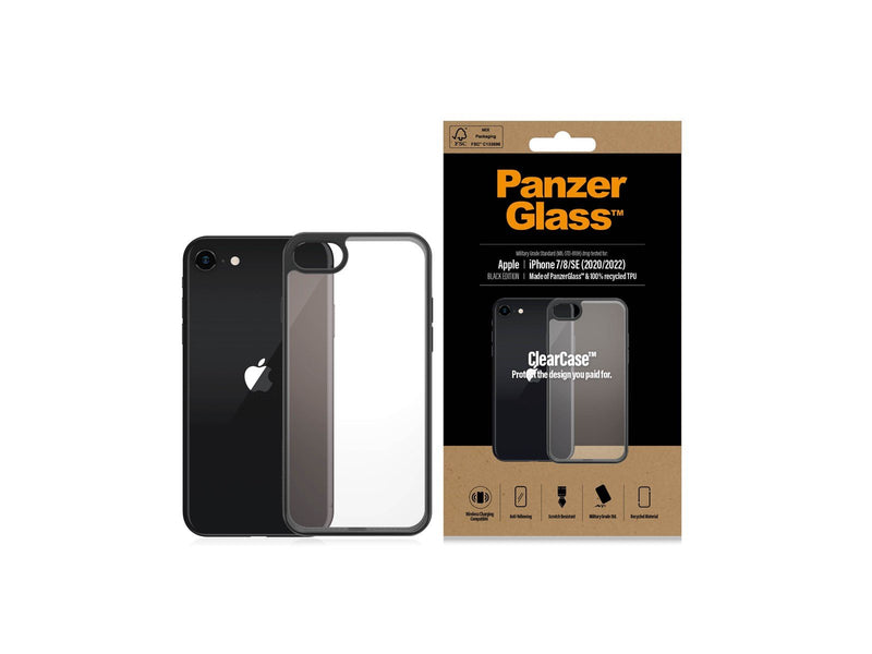 PanzerGlass ClearCase Apple iPhone 8 | 7 | SE (2020/2022) | Black