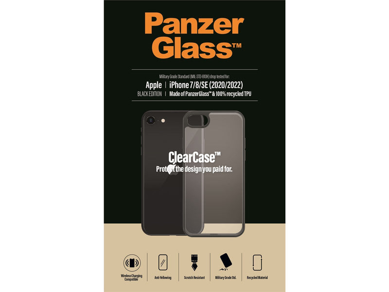 PanzerGlass ClearCase Apple iPhone 8 | 7 | SE (2020/2022) | Black