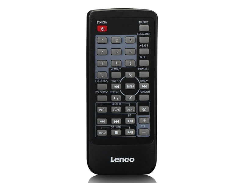 Lenco SCD-720SI - Portable Boombox with DAB+/FM radio Bluetooth® CD Casette Recorder and USB player - Silver - DAB/DAB+/FM - Ste