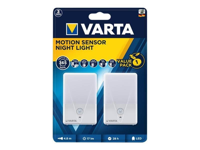 VARTA - night light - LED - warm white light (pack of 2)