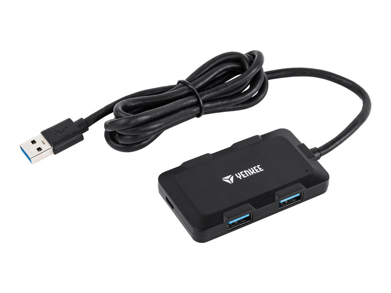 Yenkee YHB 4341BK - hub - 4 ports USB-Hubs - 4 - Schwarz