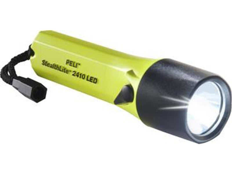 Wareco Flashlite peli 2410 stealthlite led atex zone 0 yellow