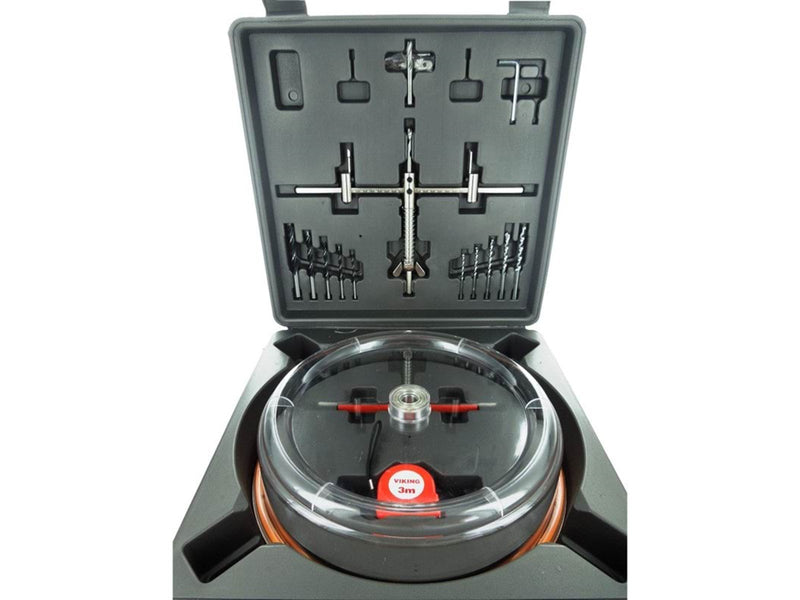 Viking Woodworker Adjustable Circle Cutter with cover 40-300mm Including TCT and HSS Cutters