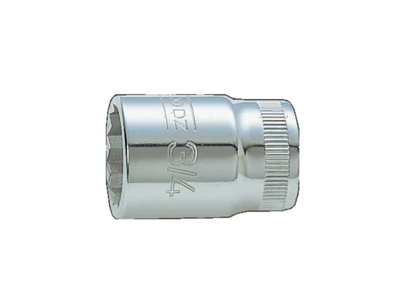 BAHCO 1/2 square drive sockets with metric bi-hex profile 17 mm
