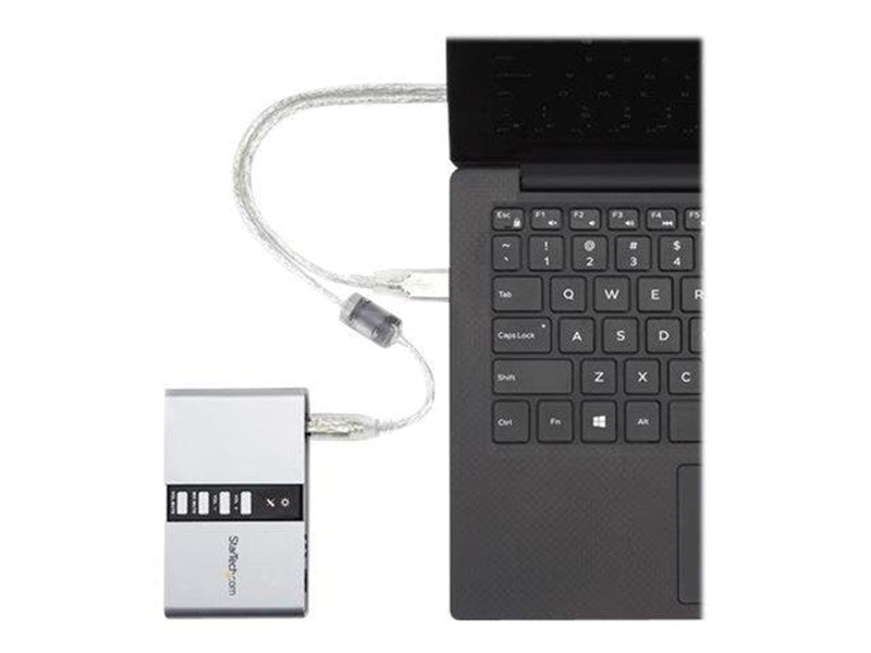 StarTech.com 7.1 USB Audio Adapter Sound Card mit SPDIF Digital Audio