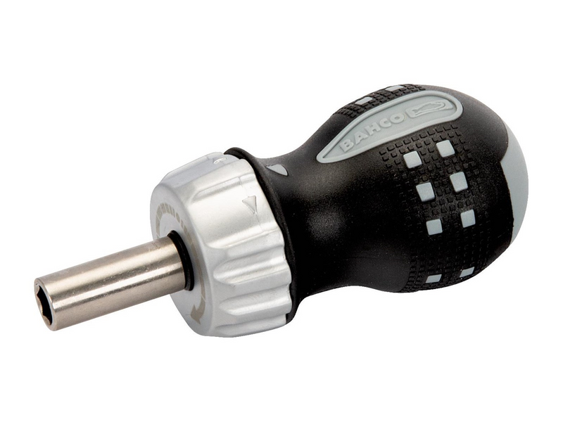 BAHCO Stubby ratcheting screwdr