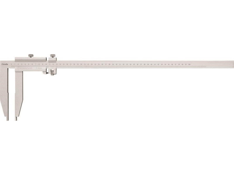 Diesella A/S Workshop caliper 0-500 x 0.02 mm w/jaw length 80 mm