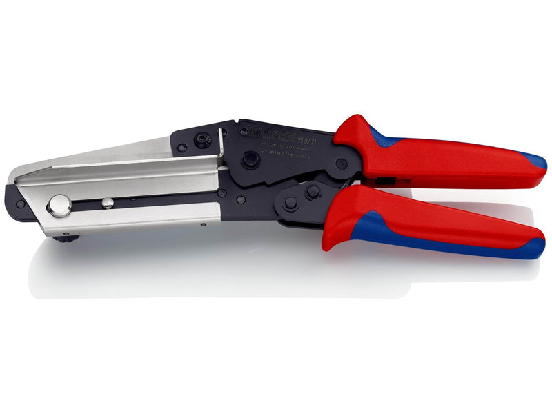 KNIPEX Schere für Kunststoffe, auch für Kabelkanäle