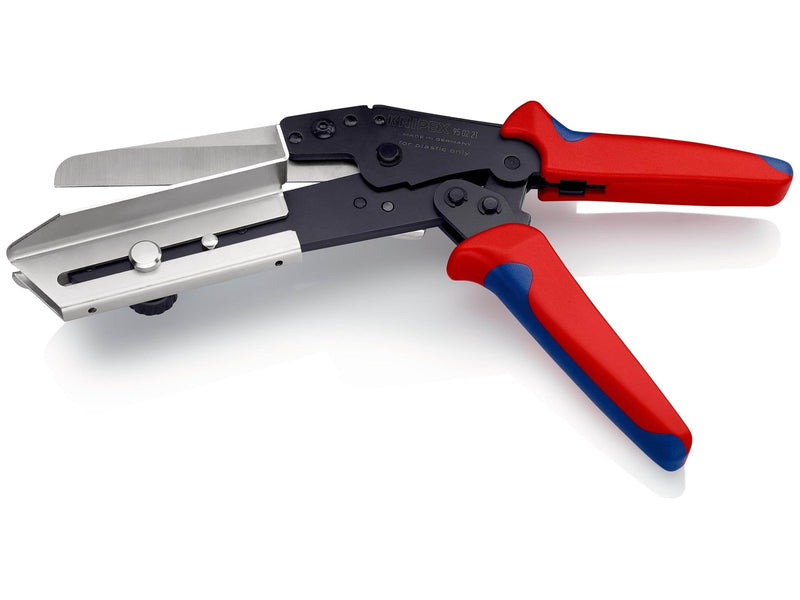 KNIPEX Schere für Kunststoffe, auch für Kabelkanäle