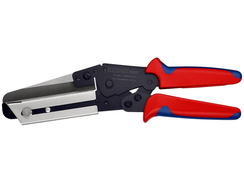 KNIPEX Schere für Kunststoffe, auch für Kabelkanäle