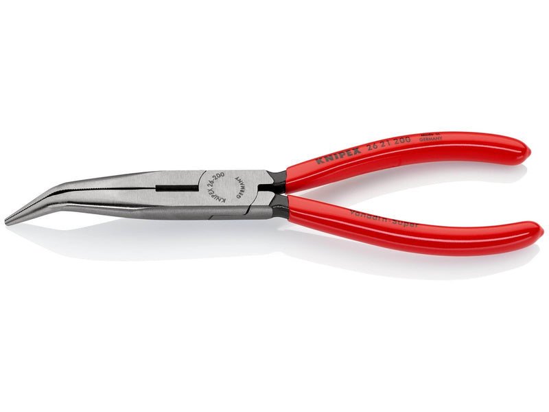 KNIPEX Flachrundzangen mit Schneide, (Storchschnabelzangen)