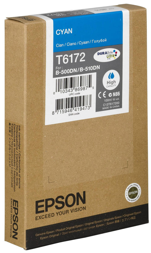 Epson Original T6172 Druckerpatrone cyan 7.000 Seiten 100ml (C13T617200)