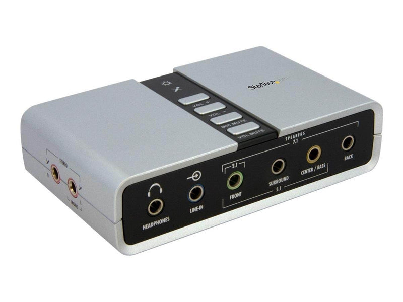 StarTech.com 7.1 USB Audio Adapter Sound Card mit SPDIF Digital Audio