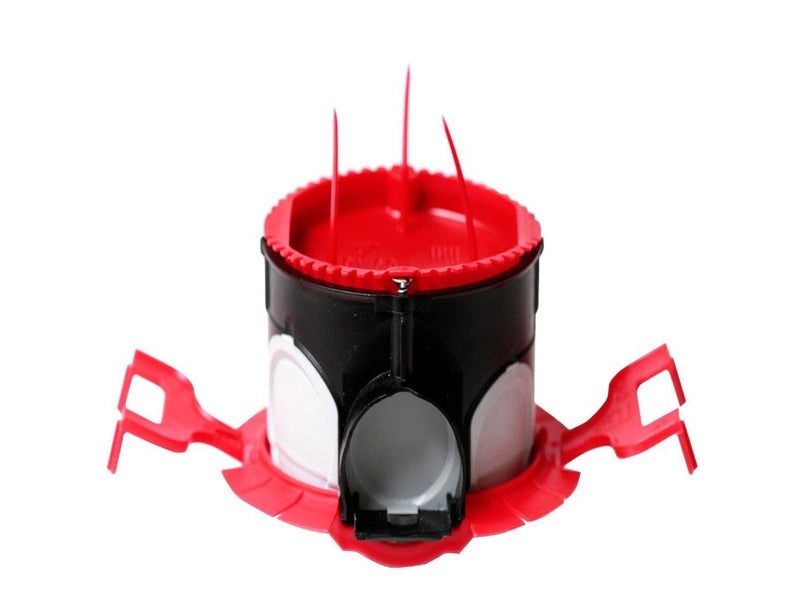 Kaiser One gang box w/klemmfix/cover air-tight