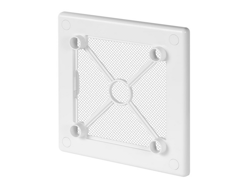 Unite frame front white for system+ panels including anti-insect net for passiv ventilation