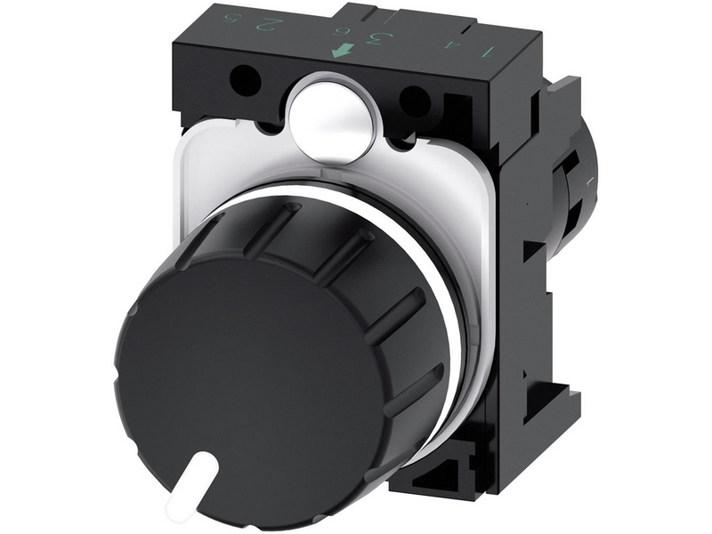 Siemens Potentiometer compact 22mm round plastic black