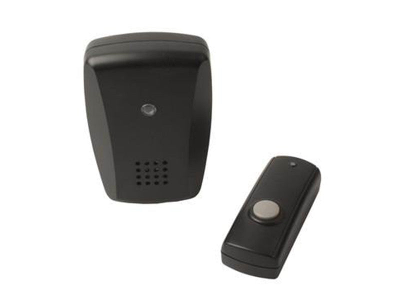 Elworks Doorbell kit wireless 1 push button athen black