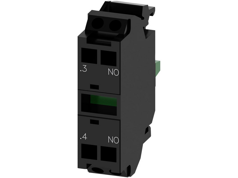 Siemens Contact module with 1 contact element 1 no spring-type terminal for front plate mounting