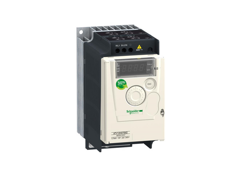 Schneider Electric Atv12 0.18kw 240v 1ph heat sink tb