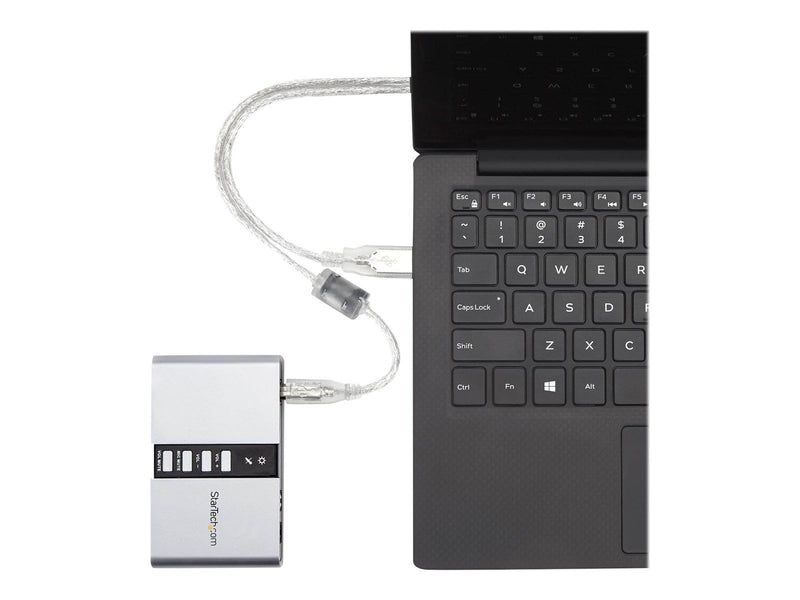 StarTech.com 7.1 USB Audio Adapter Sound Card mit SPDIF Digital Audio
