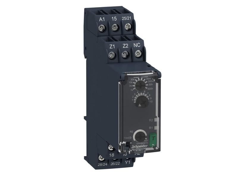 Schneider Electric Timer on-delay 1s-300h 2 c/o 24-240v