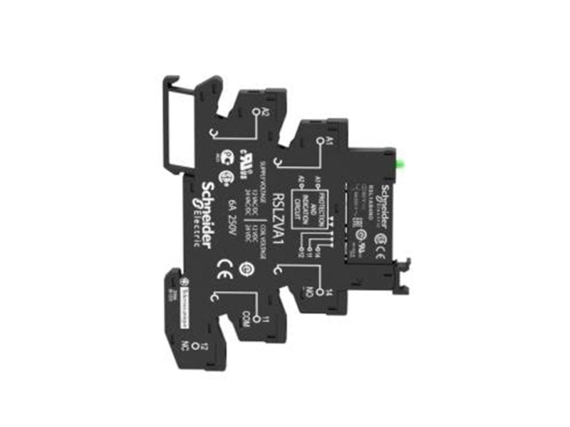Schneider Electric Interface relay complete with socket with screw terminals 6a 1c/o 24v ac/dc supply