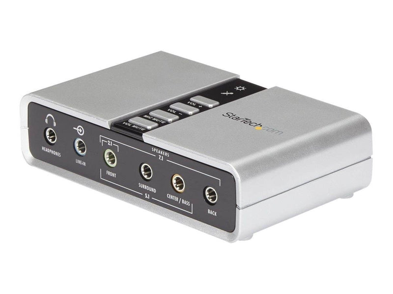 StarTech.com 7.1 USB Audio Adapter Sound Card mit SPDIF Digital Audio