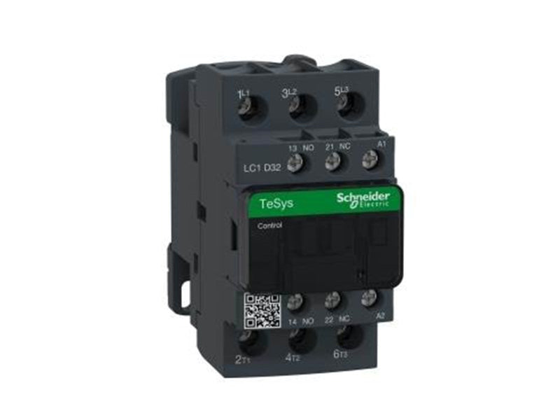 Schneider Electric Tesys d contactor lc1d32p7 3p 32a ac-3 15kw@400v 1no+1nc aux contact 230v 50/60hz ac coil