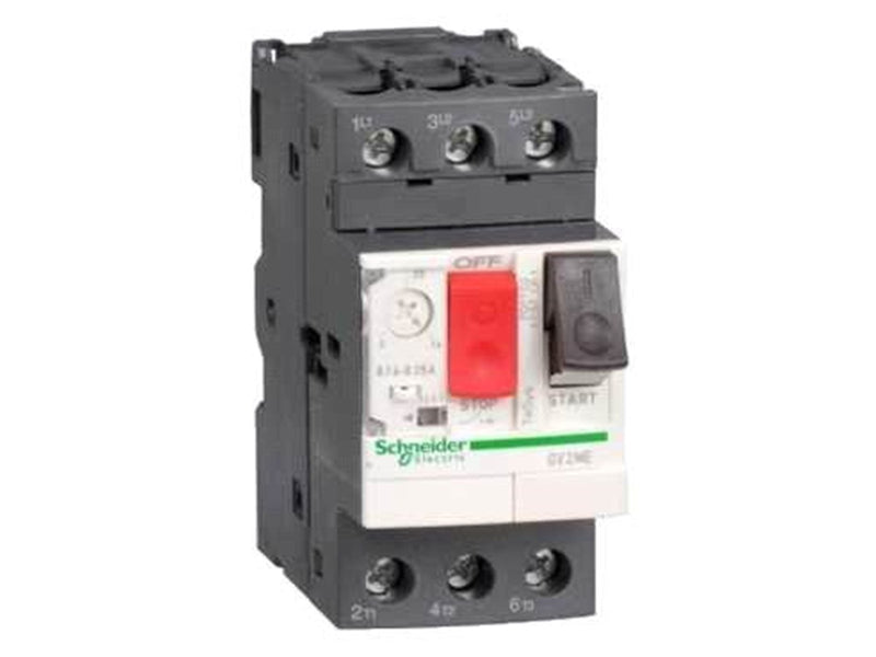 Schneider Electric Tesys gv motor circuit breaker gv2me07 thermal-magnetic 1.6-2.5a 0.75kw@400v icu100ka pushbutton