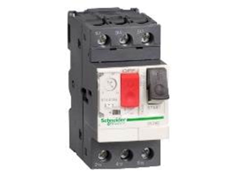Schneider Electric Tesys gv motor circuit breaker gv2me03 thermal-magnetic 0.4-0.63a 0.12-0.18kw@400v icu100ka pushbutton