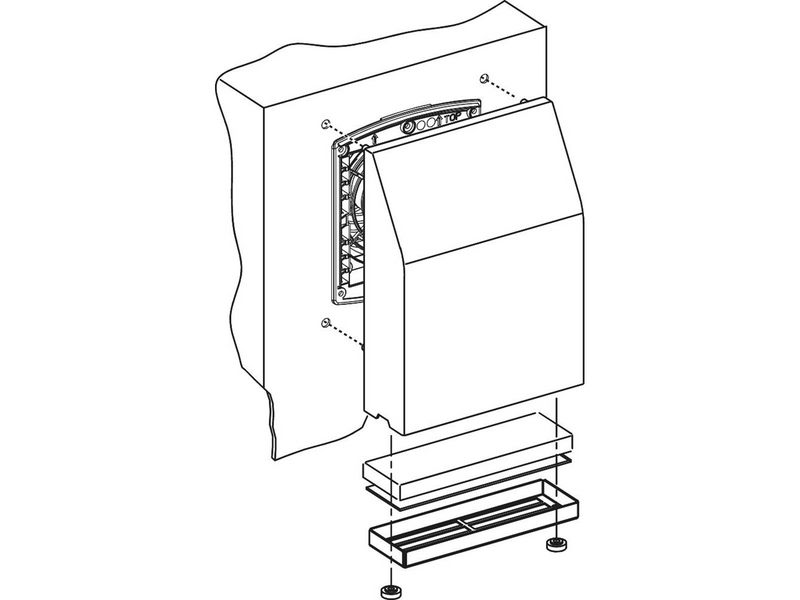 Schneider Electric Filterfan 165m3/h 24vdc ip54