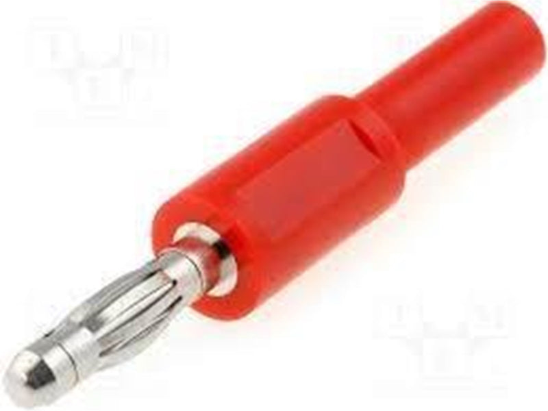 Elma Instruments Banana plug adapter - ada ø4/4mm red 1057