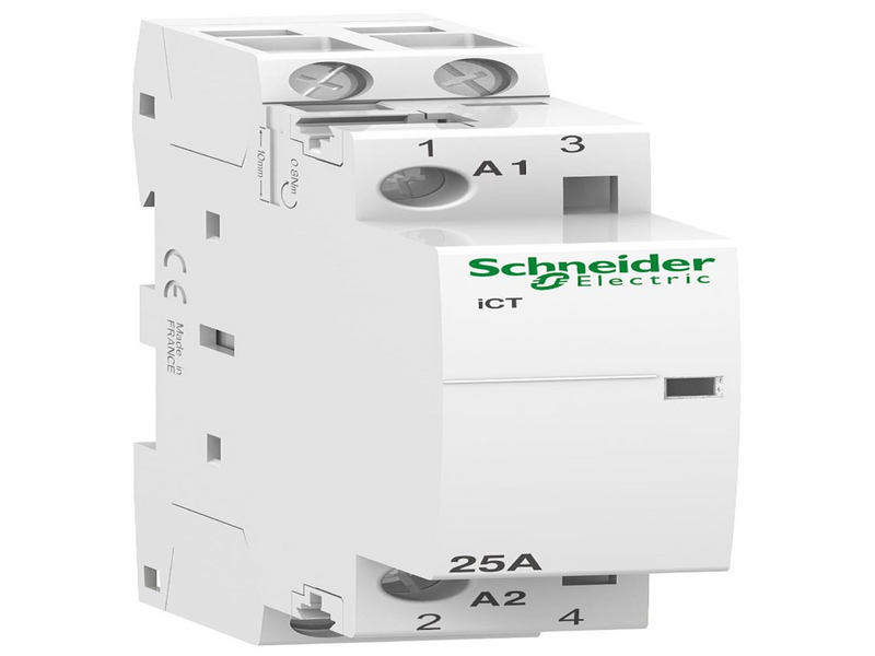 Schneider Electric Ict25a 2no  220...240vac 60hz contactor