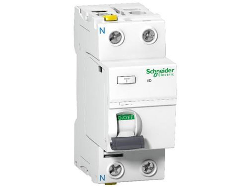 Schneider Electric Acti9 iid residual current circuit breaker 2p 25 a 30 ma type a