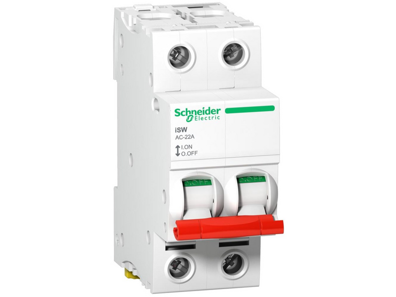 Schneider Electric Acti9 switch isw 2p 40a 415vac 36mm