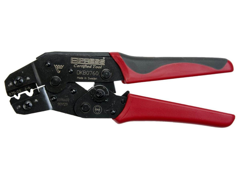 Elpress Crimp tool dkb0760 for  indent crimps 0.75-6mm2