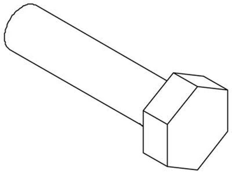 Cubic Hex cap screw fully threaded