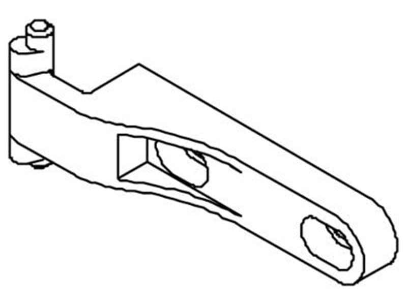 Cubic Hinge 120 degrees incl  washer