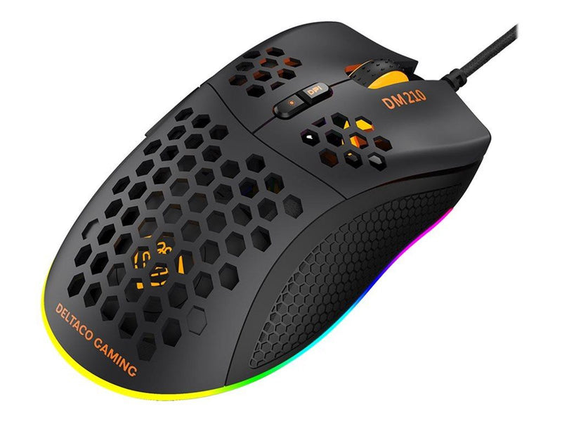 Deltaco GAMING DM210 - Maus (Schwarz)