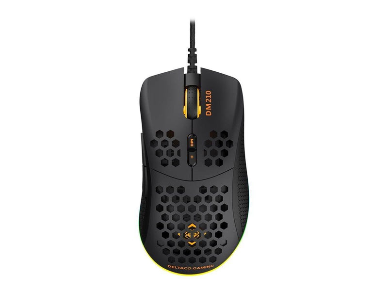 Deltaco GAMING DM210 - Maus (Schwarz)