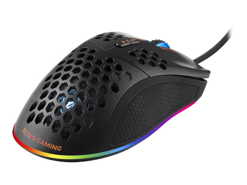Deltaco GAMING DM210 - Maus (Schwarz)